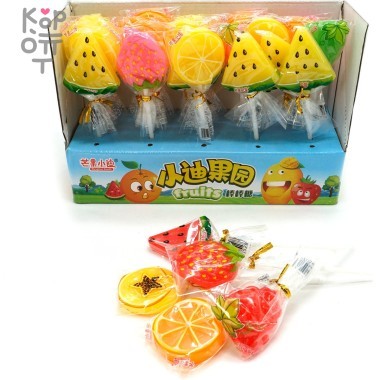 Леденцы MangGuo Фрукты на палочке — Корейские товары для всей семьи(КорОпт)