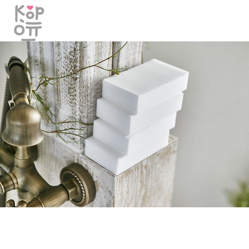 SUNG BO Меламиновая губка-ластик №108 Magic cleaner - 11см*21см*3см, купить с доставкой на дом фото 1 — Корейские товары для всей семьи(КорОпт)