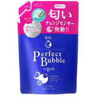 SHISEIDO SENKA Perfect bubble for body - Дезодорирующий гель для душа с эффектом увлажнения и цветочным ароматом