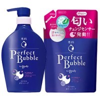 SHISEIDO SENKA Perfect bubble for body - Дезодорирующий гель для душа с эффектом увлажнения и цветочным ароматом