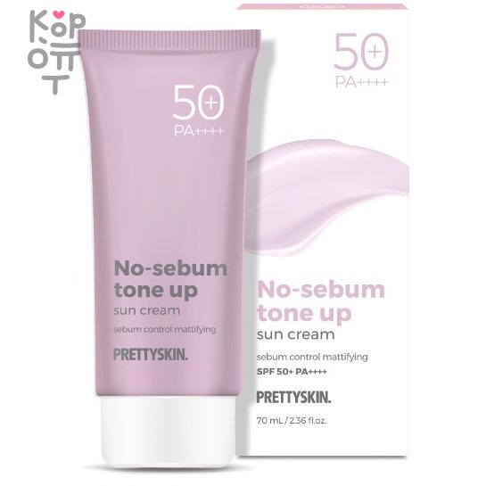 Pretty Skin No Sebum Tone Up Sun Cream SPF50+PA++++ - Тонизирующий солнцезащитный крем 70мл., купить с доставкой на дом фото 1 — Корейские товары для всей семьи(КорОпт)