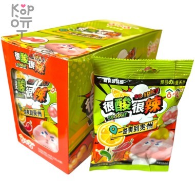 Кислая карамель So Sour So Spicy Candy - Два вкуса кислый, второй острый &mdash; Корейские товары для всей семьи(КорОпт)