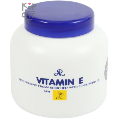 Aron Vitamin E Moisturizing Cream - Крем увлажняющий для тела с витамином Е, 200мл.  