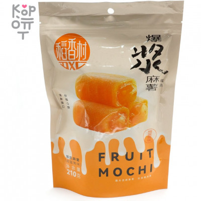 Моти Fruit Popping Mochi со вкусом соленой Карамели, 210гр.