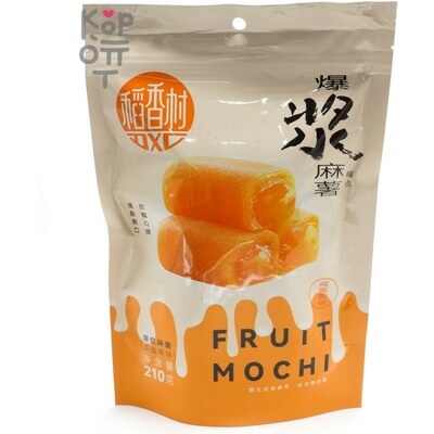 Моти Fruit Popping Mochi со вкусом соленой Карамели, 210гр.