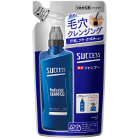 KAO Success Medicated Shampoo - Мужской шампунь против зуда, шелушения и перхоти «Глубокое очищение» c Цитрусовым ароматом морской волны