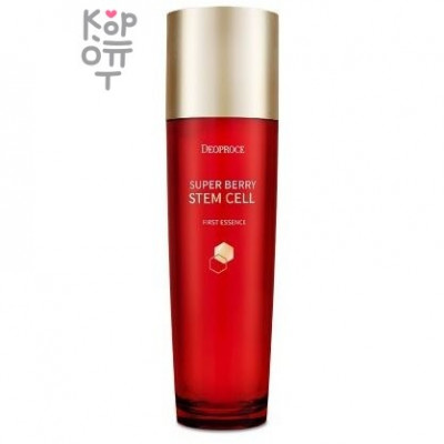 Deoproce Super Berry Stem Cell First Essence - Эссенция со стволовыми клетками и ягодным комплексом, 130мл.
