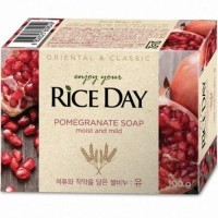 CJ LION Rice Day - Мыло туалетное Гранат и Пион(Yu), 100 г