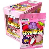 Карамель Lin Candy - Весело тусим, 6 вкусов фруктов и напитков