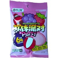 Карамель Lin Candy - Весело тусим, 6 вкусов фруктов и напитков