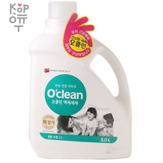 Mukunghwa O’Clean - Жидкое средство для стирки 100% органическое средство бережное для кожи взрослых и детей на основе плодов мыльного дерева и соды с антибактериальным эффектом 3л.