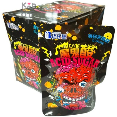 Кислая карамель Mailebao Sour Candy - Весеннее настроение, обострение, кислятина со вкусом Апельсина