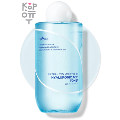 IsNtree Ultra-Low Molecular Hyaluronic Acid Toner - Низкомолекулярный гиалуроновый тонер 300мл.