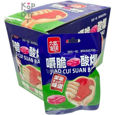 Жевательная конфета Jiao Cui с взрывным вкусом Арбуза