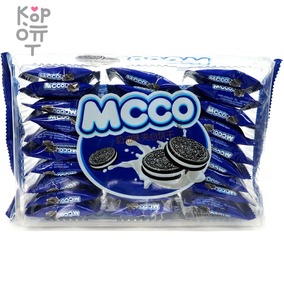 Печенье Mcco Macaron Sandwich Biscuit - Нежнейший бисквит со вкусом Шоколада 195гр.