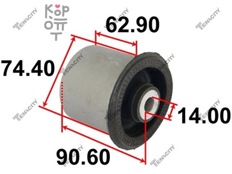 Сайлентблок 42100-SMG-E05 AAMHO1083 задний TENACITY