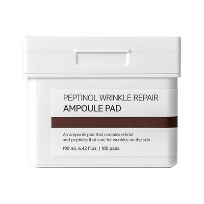 VELLA Peptinol Wrinkle Repair Ampoule Pad - Восстанавливающие тонер-пэды против морщин 100 мл*100 шт