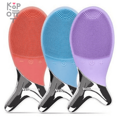 WellDerma Cleansing Fish - Очищающая щетка и массажер для лица, 1шт. — Корейские товары для всей семьи(КорОпт)