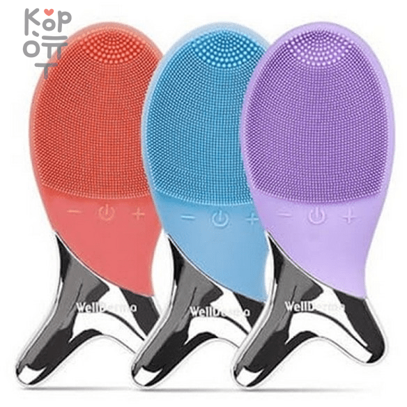 WellDerma Cleansing Fish - Очищающая щетка и массажер для лица, 1шт., купить с доставкой на дом фото 1 — Корейские товары для всей семьи(КорОпт)
