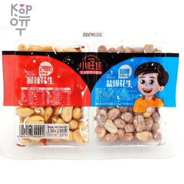Liao Ning Jia food Spicy &amp; Salted Peanut - Натуральный Арахис с солью и специями, 260гр. — Корейские товары для всей семьи(КорОпт)