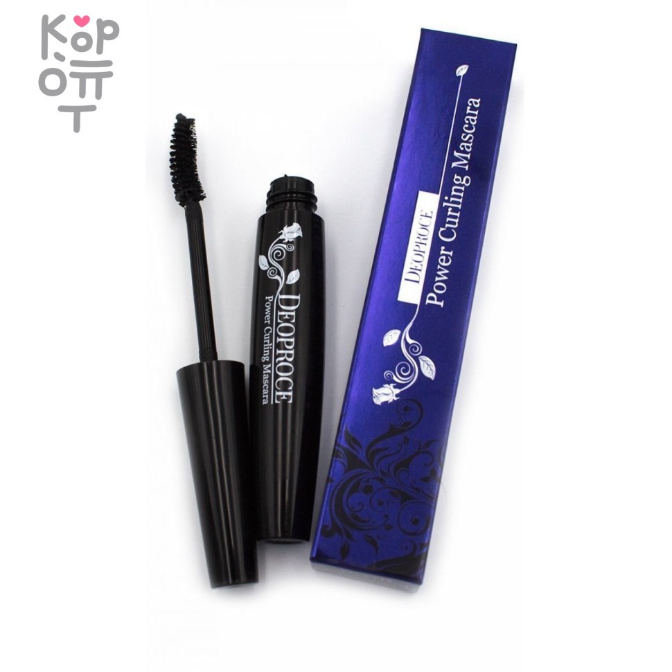 Deoproce Power Curling Mascara - Подкручивающая тушь 10мл., купить с доставкой на дом фото 1 &mdash; Корейские товары для всей семьи(КорОпт)