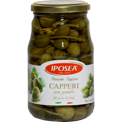 Iposea Каперсы в уксусе с ножкой Лакримелла, 690 г