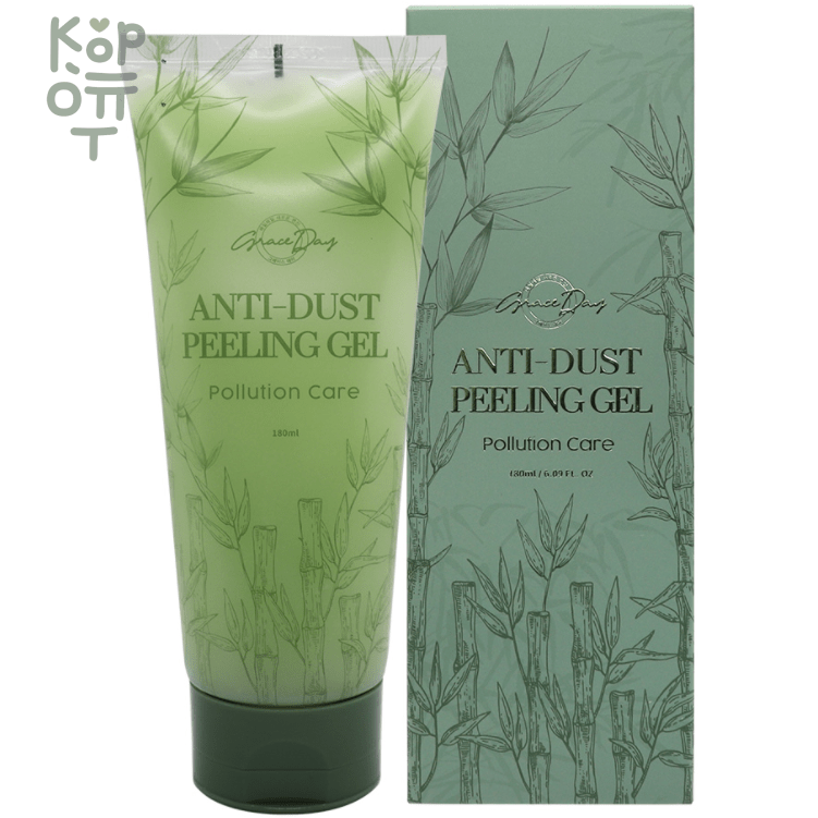 Grace Day Anti-Dust Peeling Gel -  Глубоко очищающий пилинг гель с экстрактом бамбука, 180мл., купить с доставкой на дом фото 1 — Корейские товары для всей семьи(КорОпт)