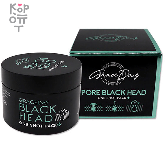 Grace Day  Pore Black Head One Shot Pack - Очищающая, восстанавливающая маска с глиной от чёрных точек 120мл.