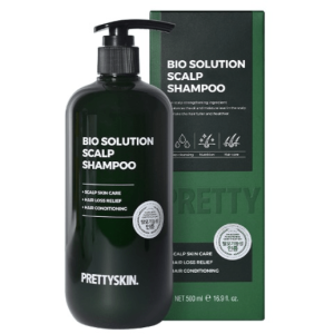 Pretty Skin Bio Solution Scalp Shampoo - Шампунь для глубокого очищения кожи головы 500мл. 