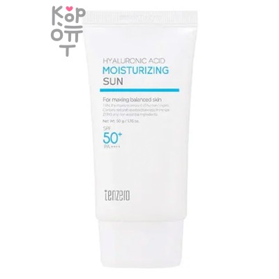 TENZERO Hyaluronic Acid Moisturizing Sun SPF 50+/PA++++ - Увлажняющий солнцезащитный крем с гиалуроновой кислотой SPF50+ PA++++ 50мл
