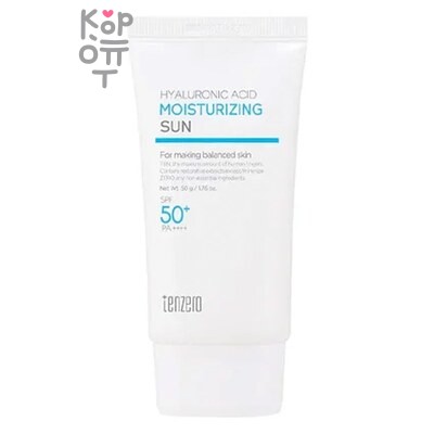 TENZERO Hyaluronic Acid Moisturizing Sun SPF 50+/PA++++ - Увлажняющий солнцезащитный крем с гиалуроновой кислотой SPF50+ PA++++ 50 мл