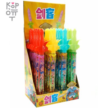 Кислая жидкая конфета Huoleme Меч Самурая — Корейские товары для всей семьи(КорОпт)