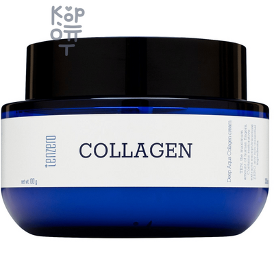 Tenzero Deep Aqua Collagen Cream - Увлажняющий крем для лица, шеи и зоны декольте с Коллагеном 100мл. 