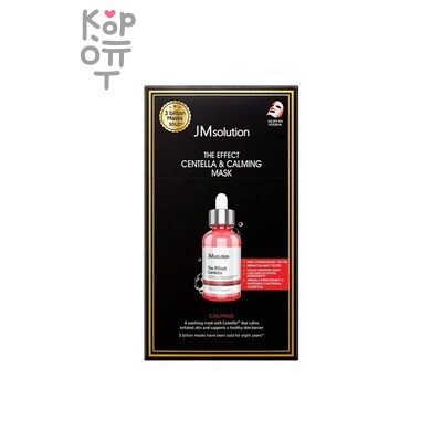 JMsolution Mask The Effect Centella & Calming - Маска-салфетка для лица успокаивающая с центеллой 24 мл