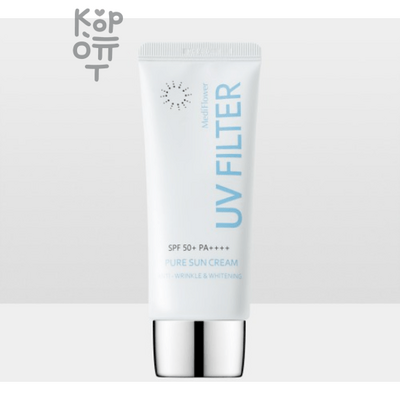 Medi Flower UV Filter Pure Sun Cream - Солнцезащитный крем для чувствительной кожи лица 50мл. 