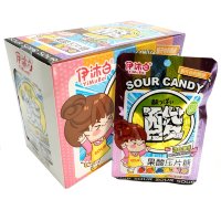Кислая леденцовая карамель YiMuBai Sour Candy - с фруктовым вкусом