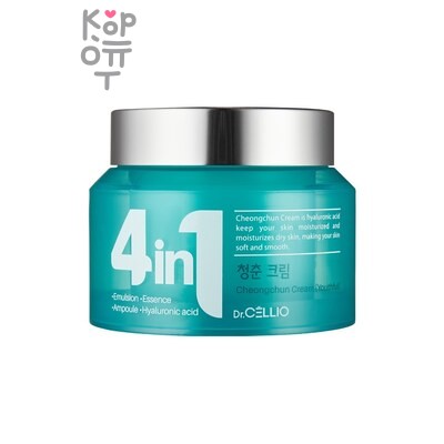 Крем, для лица с Гиалуроновой кислотой/G50 4 IN 1 CHEONGCHUN CREAM (Hyaluronic Acid), CELLIO