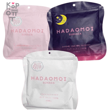 Hadaomoi Suhada Face Mask - Антивозрастная тканевая маска для лица 30шт. &mdash; Корейские товары для всей семьи(КорОпт)