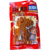 Снэк Dong Bei Foods 122гр., Серия Непослушный мальчик, Пряные полоски