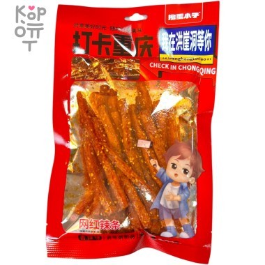 Снэк Dong Bei Foods 122гр., Серия Непослушный мальчик, Пряные полоски — Корейские товары для всей семьи(КорОпт)