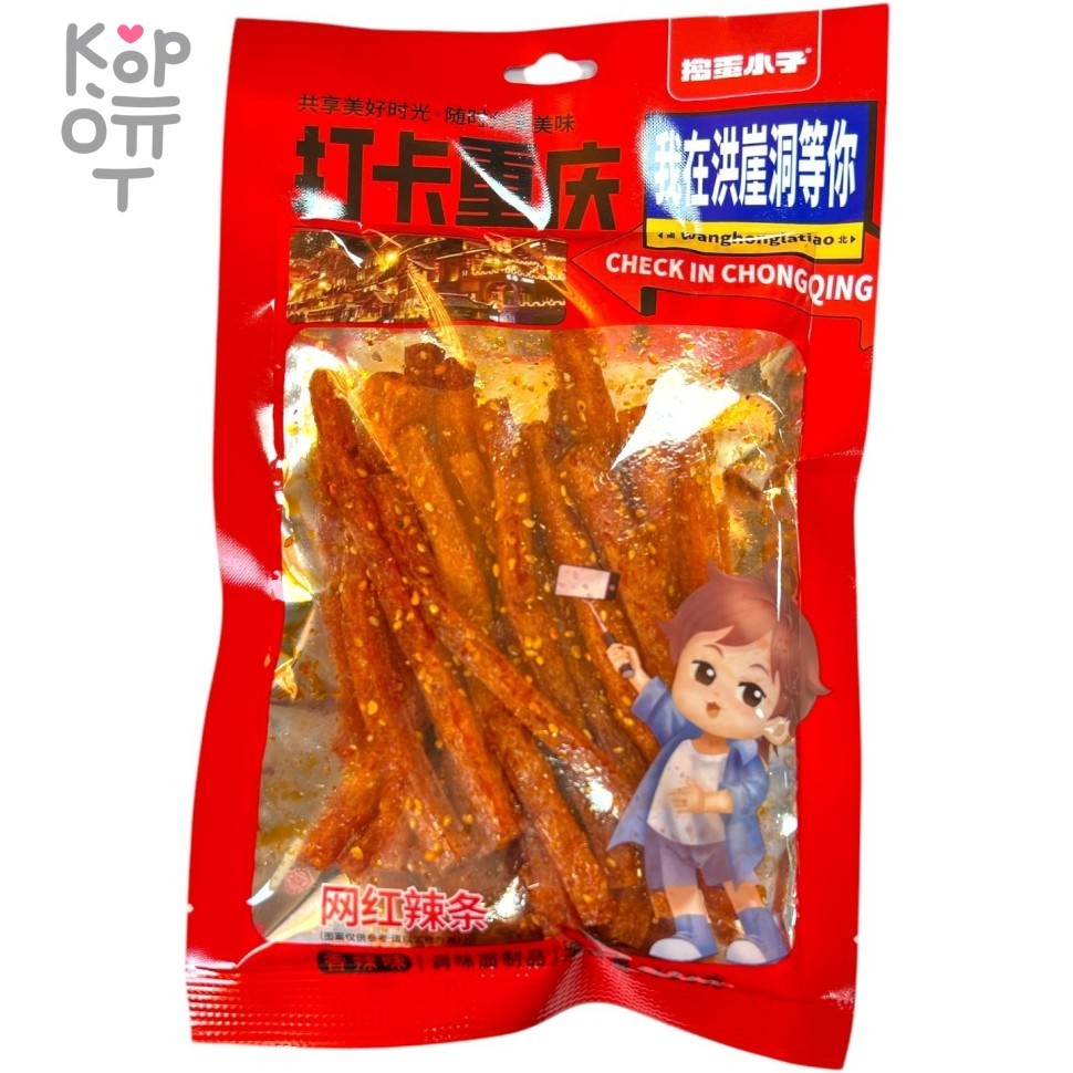 Снэк Dong Bei Foods 122гр., Серия Непослушный мальчик, Пряные полоски, купить с доставкой на дом фото 1 — Корейские товары для всей семьи(КорОпт)