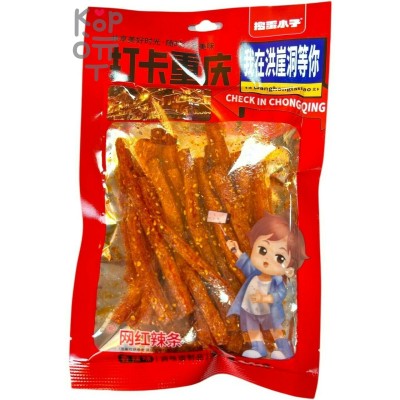 Снэк Dong Bei Foods 122гр., Серия Непослушный мальчик, Пряные полоски