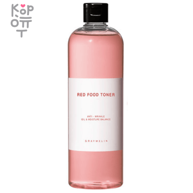 Graymelin Red Food Toner - Тонер против морщин с экстрактами красных овощей и фруктов 500мл.  — Корейские товары для всей семьи(КорОпт)