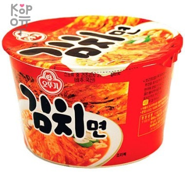Ottogi Kimchi Ramen Лапша со вкусом кимчи 105гр. — Корейские товары для всей семьи(КорОпт)