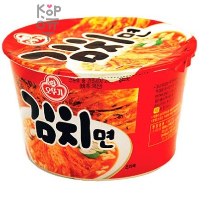 Ottogi Kimchi Ramen Лапша со вкусом кимчи 105гр.