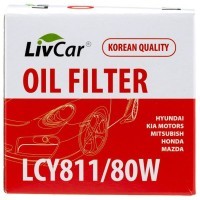 LIVCAR Oil Filter LCY811/80W / (C-307/C-304) - Масляный фильтр для HYUNDAI, KIA MOTORS, MITSUBISHI, HONDA, MAZDA