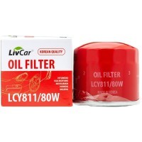 LIVCAR Oil Filter LCY811/80W / (C-307/C-304) - Масляный фильтр для HYUNDAI, KIA MOTORS, MITSUBISHI, HONDA, MAZDA