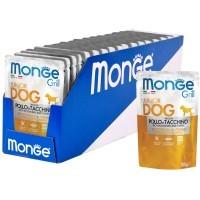 Monge Dog Grill PUPPY&JUNIOR Pouch паучи для щенков курица и индейка 100г