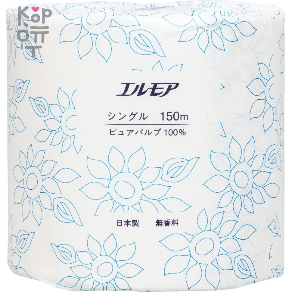 Kami Shodji ELLEMOI - Туалетная бумага 1рулон 150м., купить с доставкой на дом фото 1 — Корейские товары для всей семьи(КорОпт) Kami Shodji ELLEMOI - Туалетная бумага 1рулон 150м., купить с доставкой на дом фото 1 — Корейские товары для всей семьи(КорОпт)