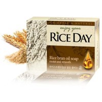CJ LION Rice Day - Мыло туалетное Рисовые отруби (Yoon), 100 г